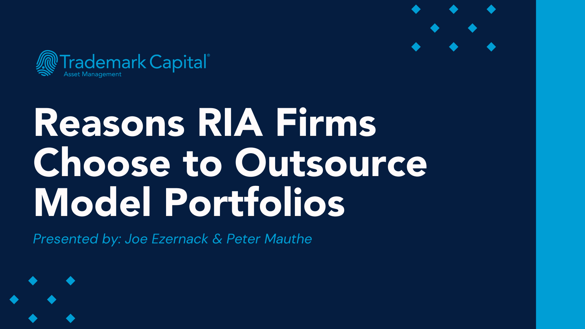 Reasons RIA Firms Choose to Outsource Model Portfolios Part Four